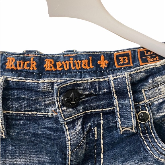 Rock and Revival Lanny Boot Mens Jeans - Picture 2 of 5